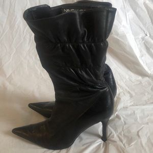 Nine West Mid Calf High Heeled Boots